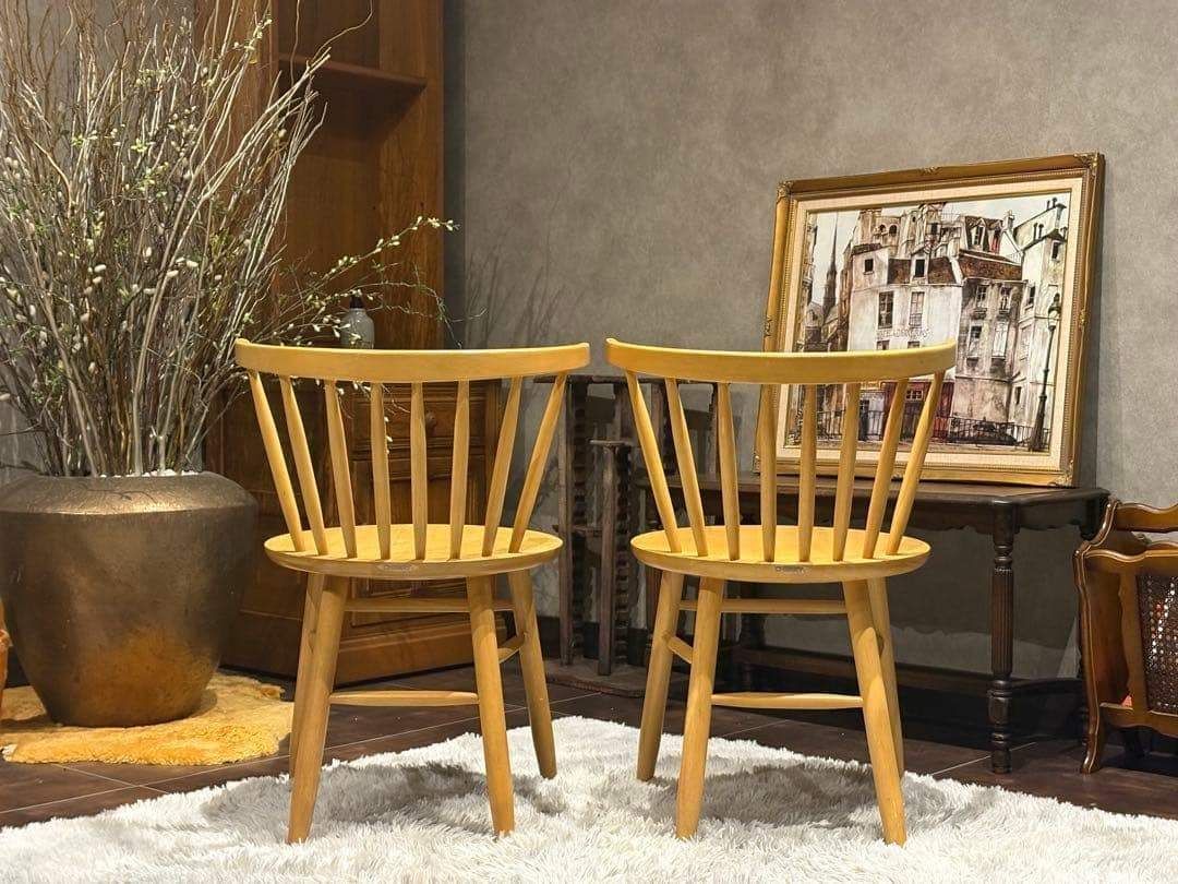 ②cherry 桜屋工業　ウィンザーチェア　アームチェア　オークレイチェア　YZ cherry 桜屋工業 ウィンザーチェア アームチェア オークレイチェア YZ