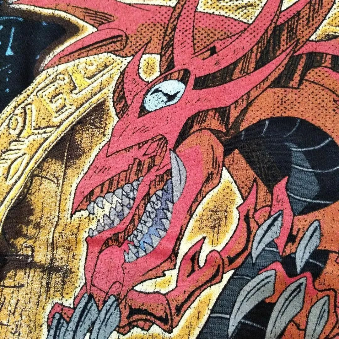 遊☆戯☆王 Tシャツ XL 黒 オシリスの天空竜 遊戯王 アニメT 新品