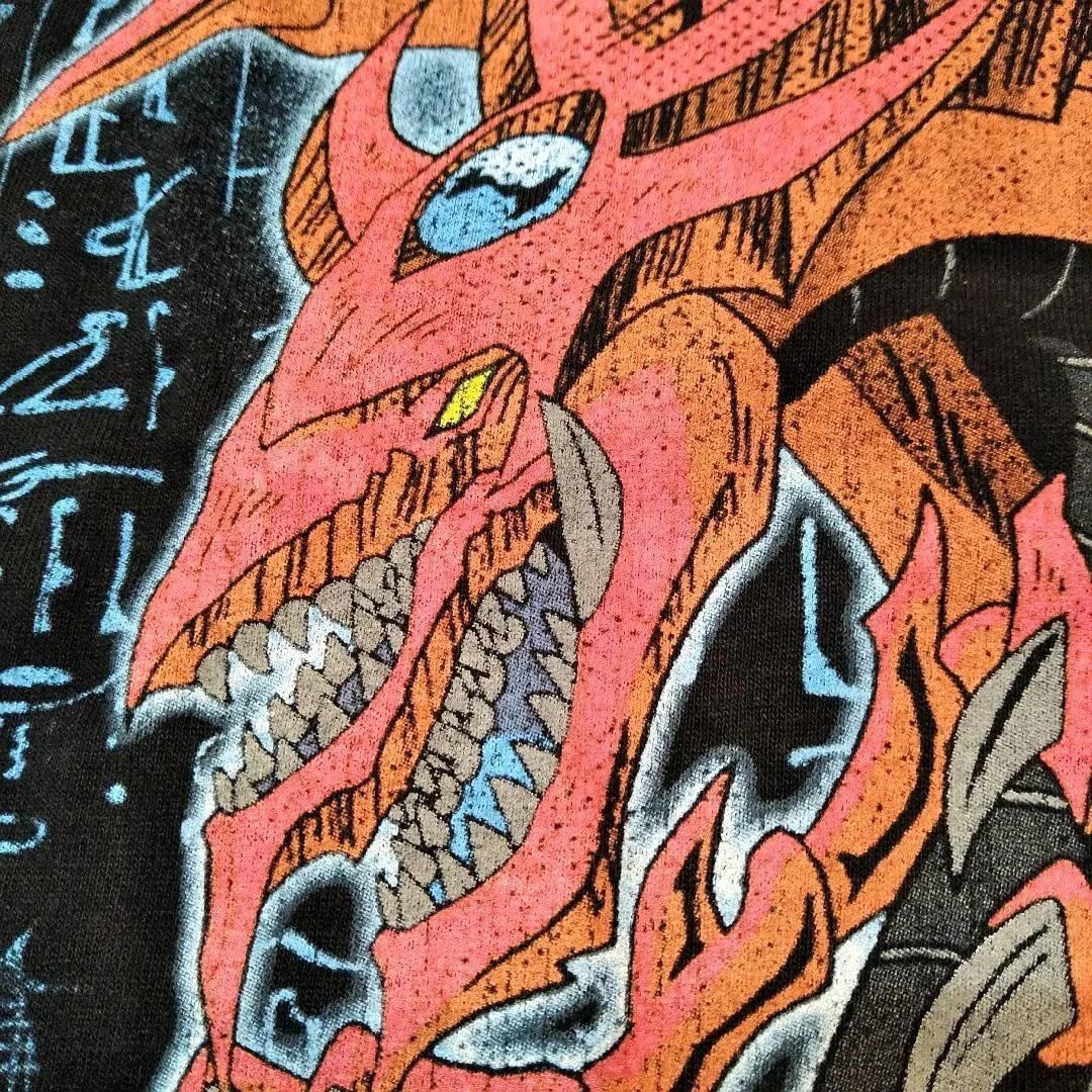 遊☆戯☆王 Tシャツ XL 黒 オシリスの天空竜 遊戯王 アニメT 新品