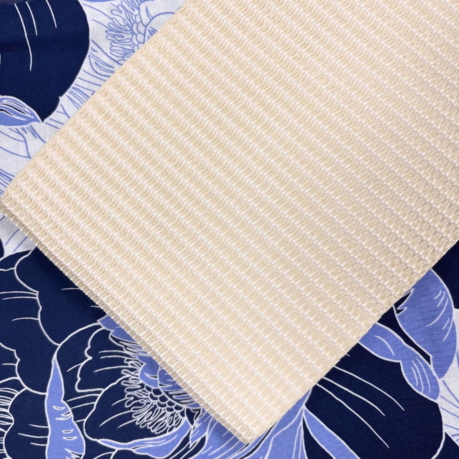 大人のゆかた◇新品！高級浴衣4点セット◎プレタ浴衣・単帯・帯〆