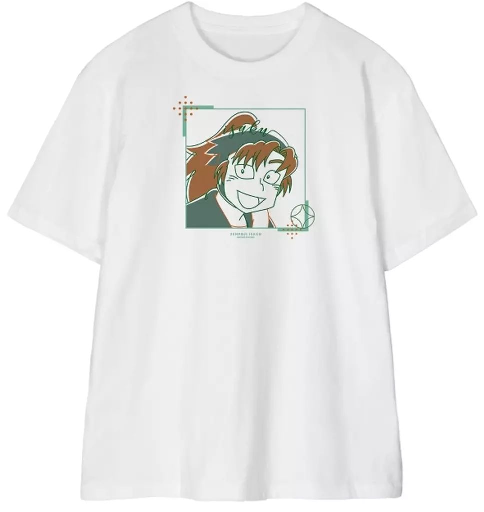 【中古】Tシャツ 善法寺伊作 lette-graph Tシャツ ホワイト レディースMサイズ 「忍たま乱太郎」