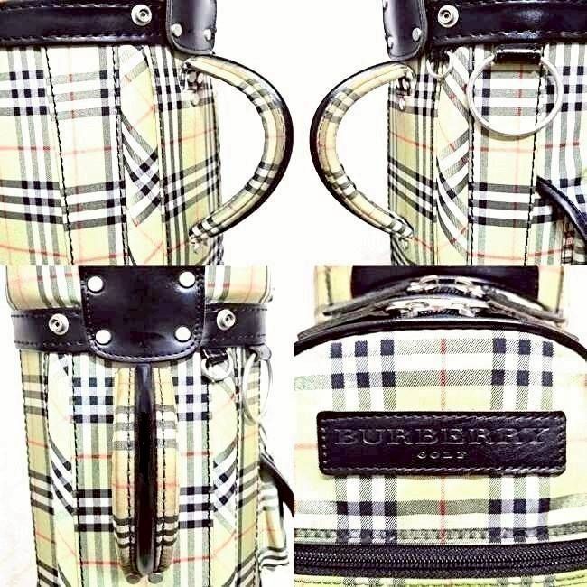 高級 正規品 バーバリー キャディバック Burberry ゴルフバック
