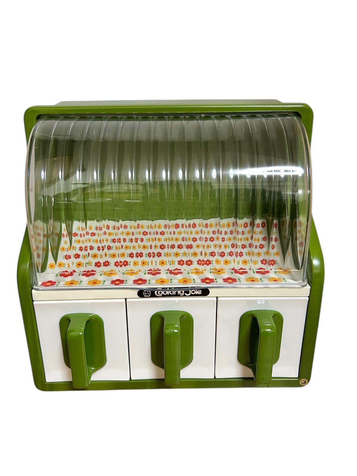 美品】クッキングジョア 調味料ケース グリーン レトロ - メルカリ