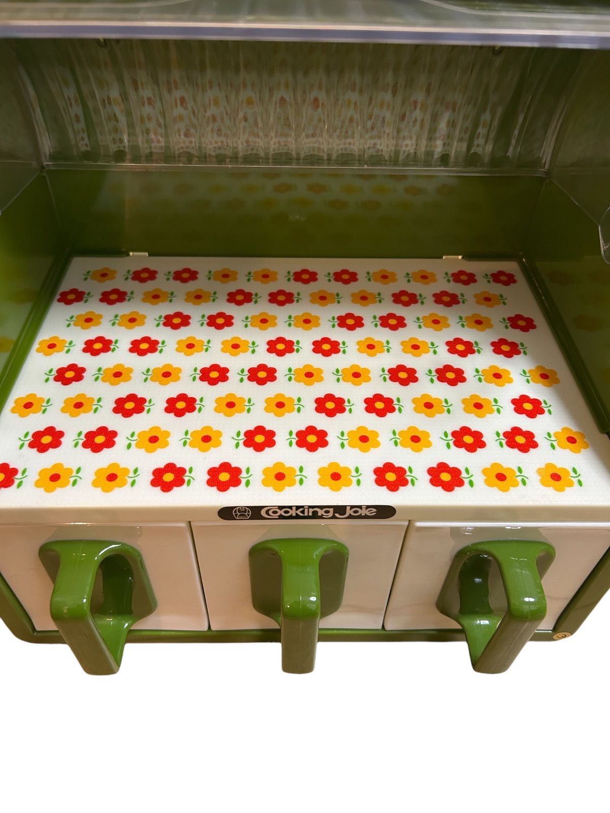 美品】クッキングジョア 調味料ケース グリーン レトロ - メルカリ