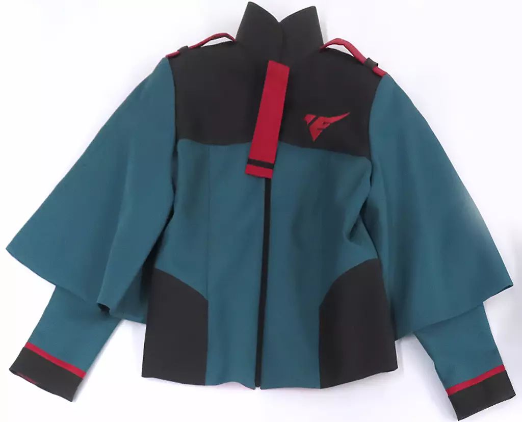 コスプレ衣装 アスティカシア高等専門学園制服 ジャケット グリーン Lサイズ 機動戦士ガンダム 水星の魔女