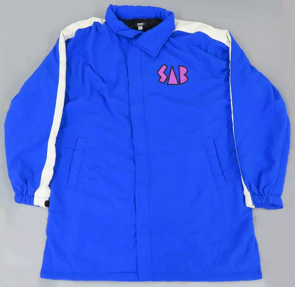 中古】アウターウェア 悟空モデル 防寒着風コート ブルー×ホワイト M