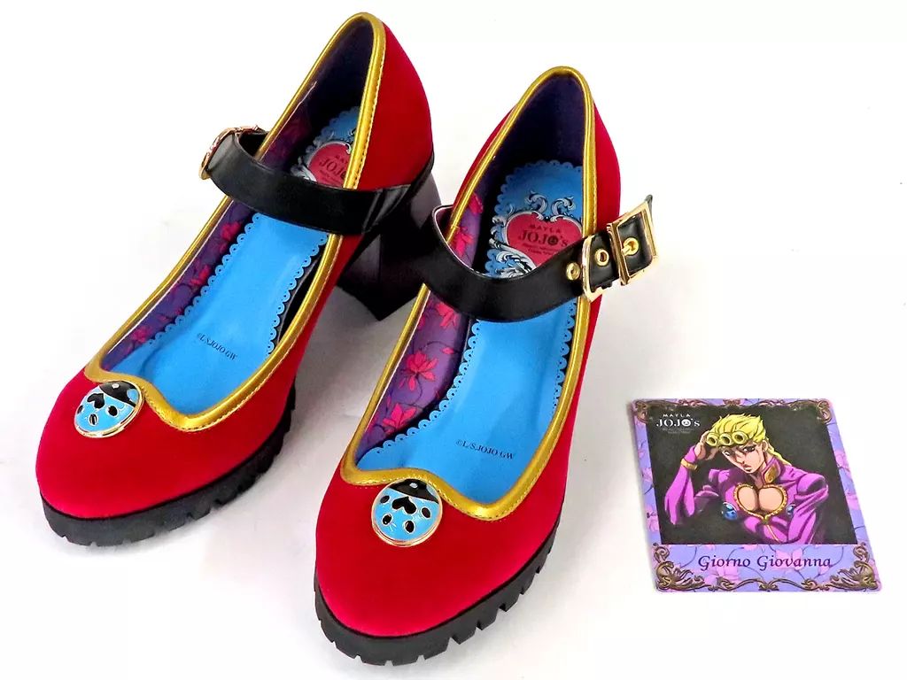 衣類 ジョルノ ジョバーナ アイコニック シューズ オブジェ パンプス OFFver. リボンなし ジョジョの奇妙な冒険 第5部 黄金の風×Produced by MAYLA