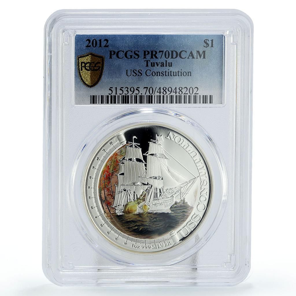 ツバル 1ドル 航海憲法船 クリッパー PR70 PCGS 銀貨 2012年 - メルカリ