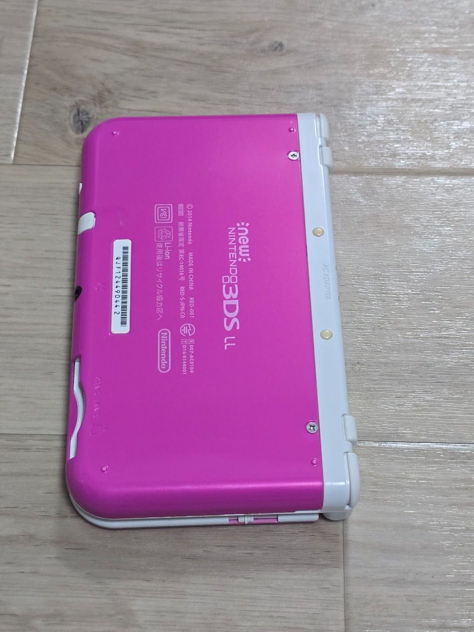 New ニンテンドー 3DS LL ピンク×ホワイト - メルカリ