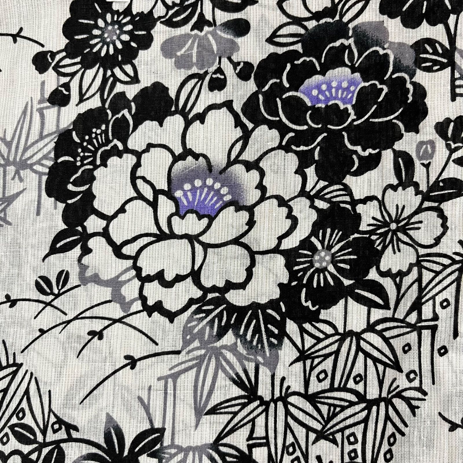 卸売 大人のゆかた◇新品！高級綿麻浴衣4点セット◎プレタ浴衣・単帯