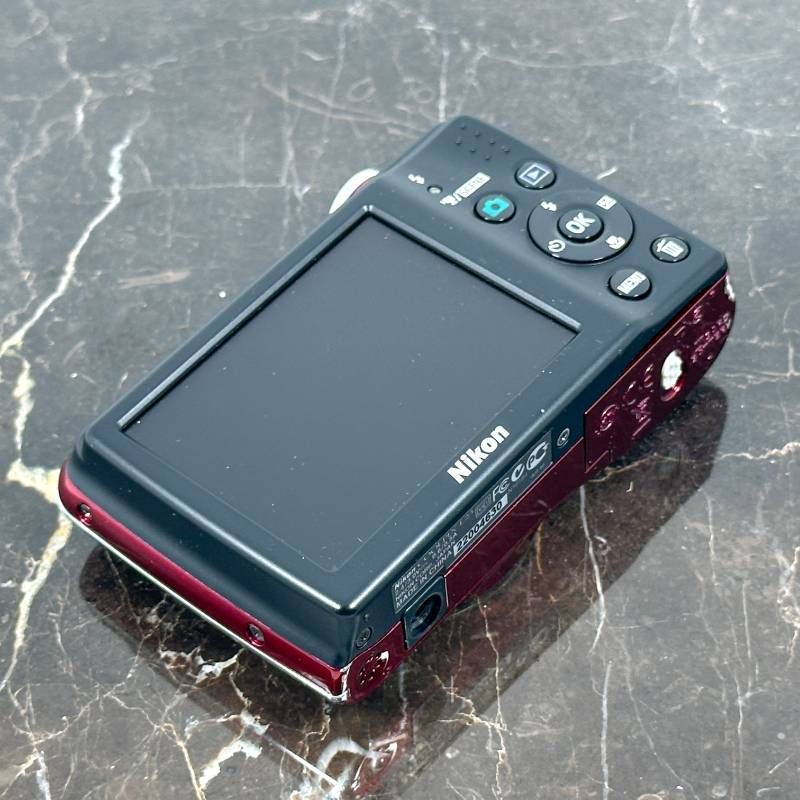 Nikon COOLPIX L23 レッド 1010万画素 28mm広角 光学5倍ズーム 単3電池 
