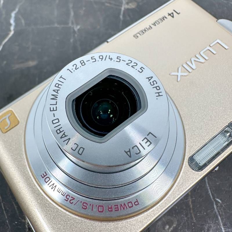 美品】Panasonic LUMIX DMC-FX66 ゴールド 1410万画素 25mm広角 LEICA