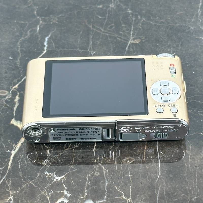 美品】Panasonic LUMIX DMC-FX66 ゴールド 1410万画素 25mm広角 LEICA