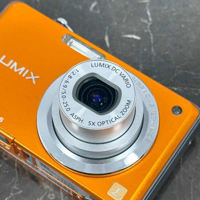 Panasonic LUMIX DMC-FS10 オレンジ 1210万画素 28mm広角 光学5倍