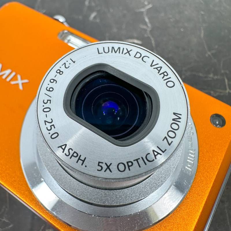 Panasonic LUMIX DMC-FS10 オレンジ 1210万画素 28mm広角 光学5倍