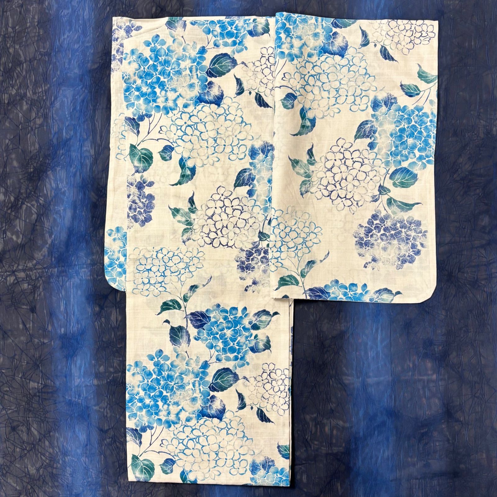 大人のゆかた◇新品！高級綿浴衣4点セット◎プレタ浴衣・単帯・帯〆