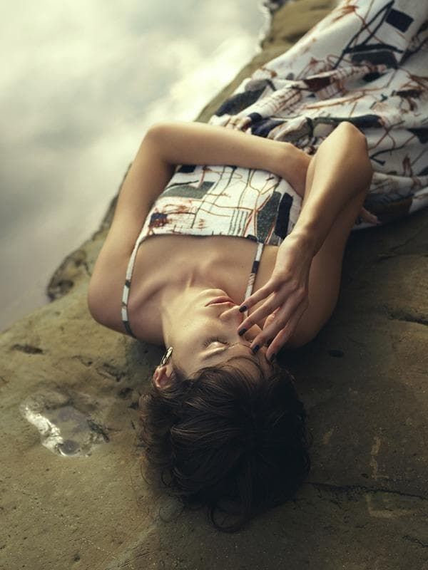 RIM.ARK リムアーク ハンドペインティング マキシドレス ロングドレス