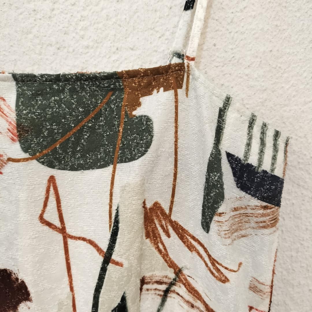  RIM ARK リムアーク ハンドペインティング マキシドレス ロングドレス キャミワンピース ロングワンピース