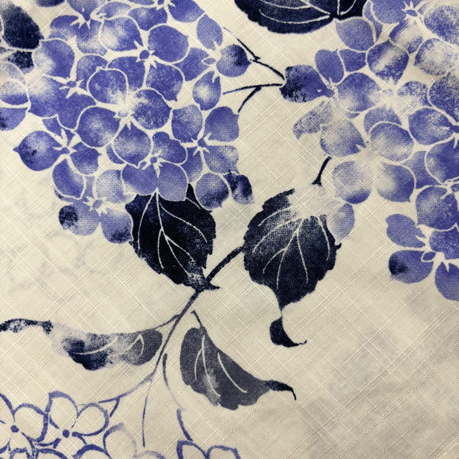 大人のゆかた◇新品！高級綿浴衣4点セット◎プレタ浴衣・単帯・帯〆・帯留 紫陽花紫 大人のゆかた◇新品！高級綿浴衣4点セット◎プレタ浴衣・単帯・帯〆