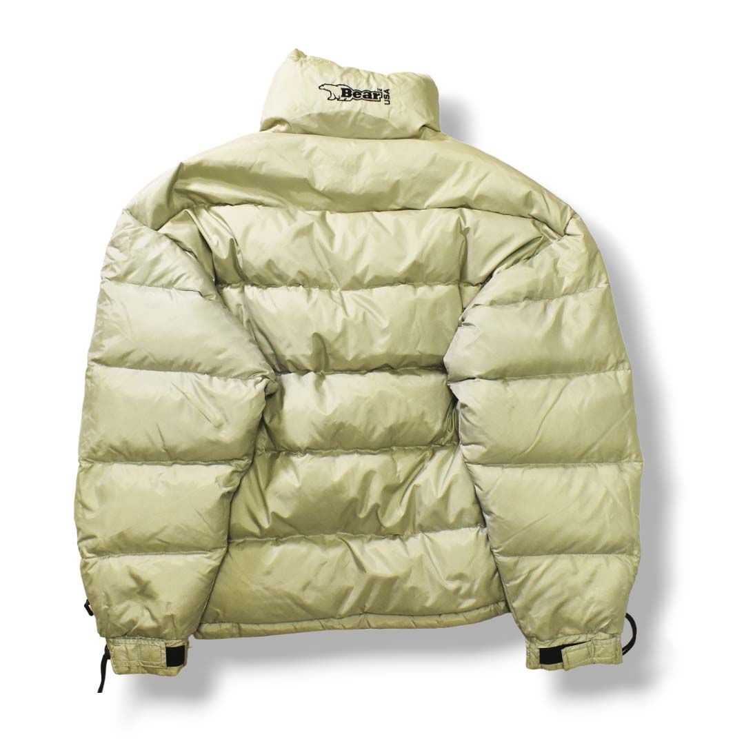 90sヴィンテージ ベアーUSA リバーシブル ダウンジャケット L グレー