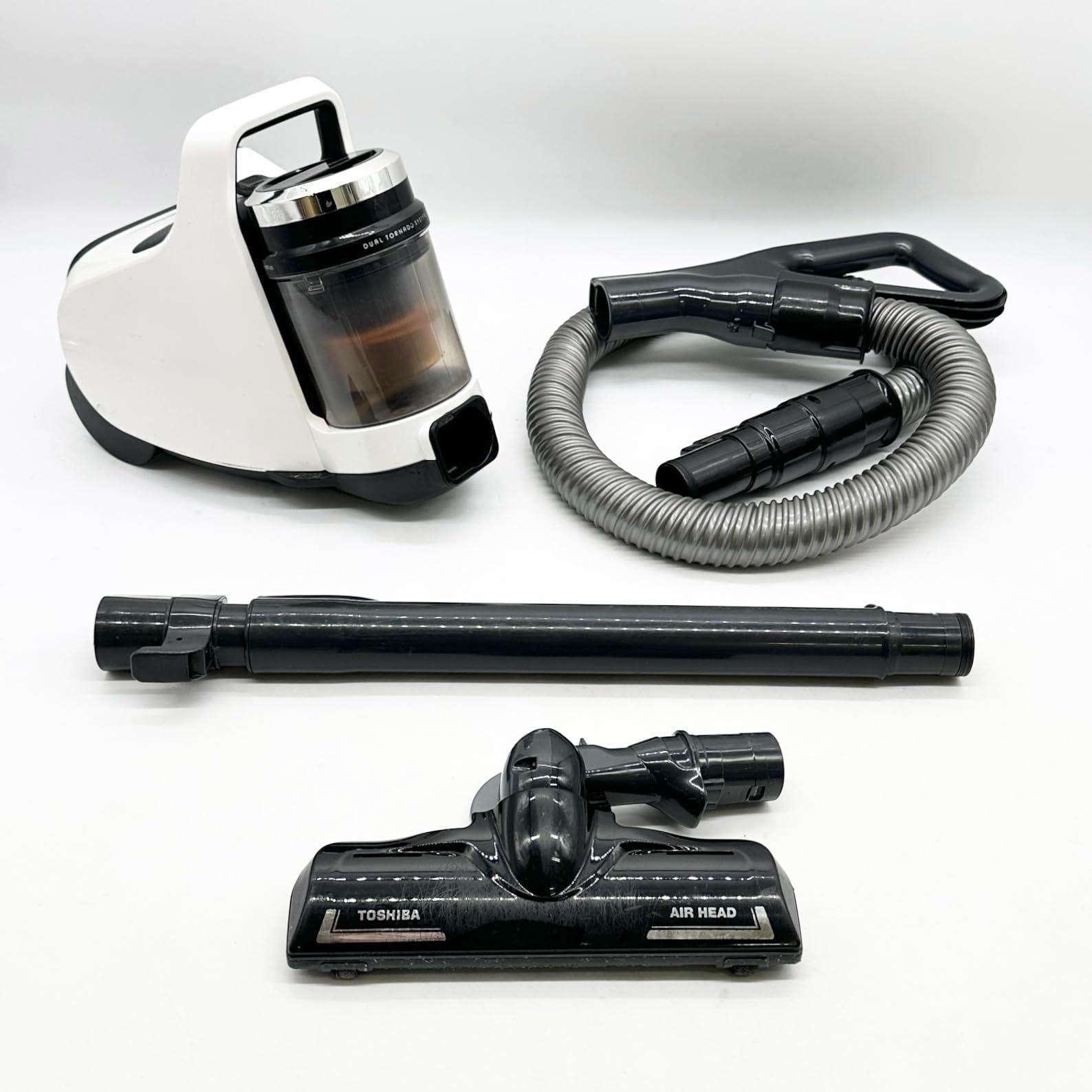 東芝 掃除機 サイクロン キャニスター型クリーナー コード式 軽量