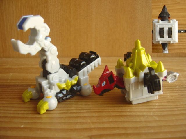 ♯Eee23Ct仮面ライダーキバカプセルギミックドラゴン全4種 ガチャポン