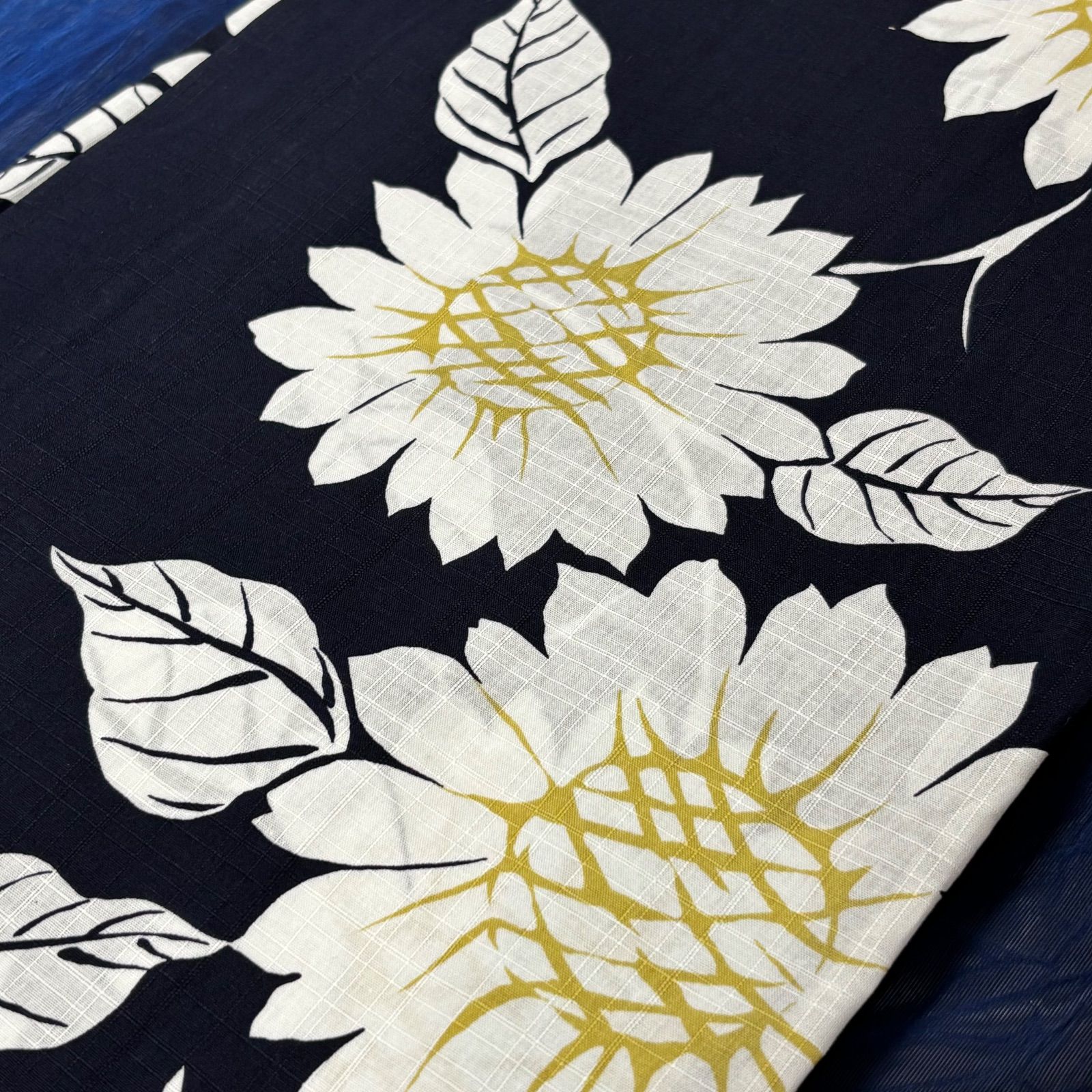 大人のゆかた◇新品！高級浴衣4点セット◎プレタ浴衣・単帯・帯〆・帯留 黄向日葵 大人のゆかた◇新品！高級浴衣4点セット◎プレタ浴衣・単帯・帯〆