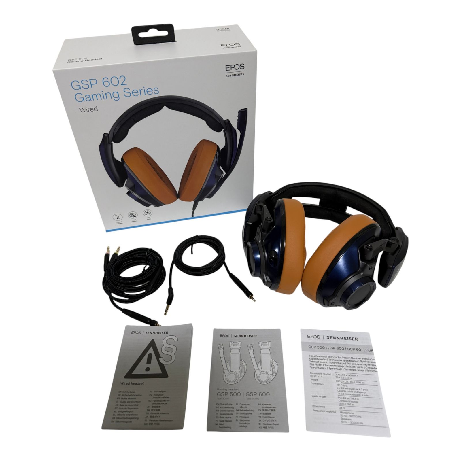 ◯ イーポス EPOS ゲーミングヘッドセット GSP 602 ネイビー/ブラウン