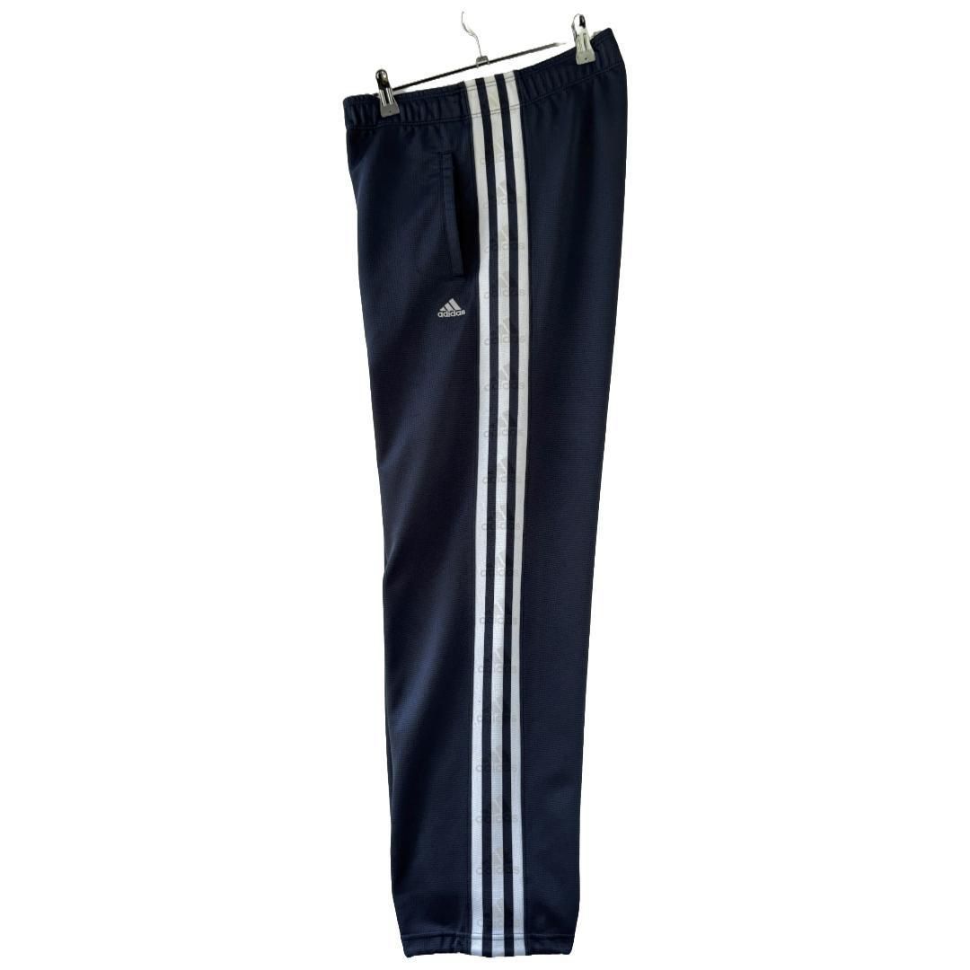 adidas トラックパンツ ジャージ Oサイズ 刺繍 ワンポイント 万国旗