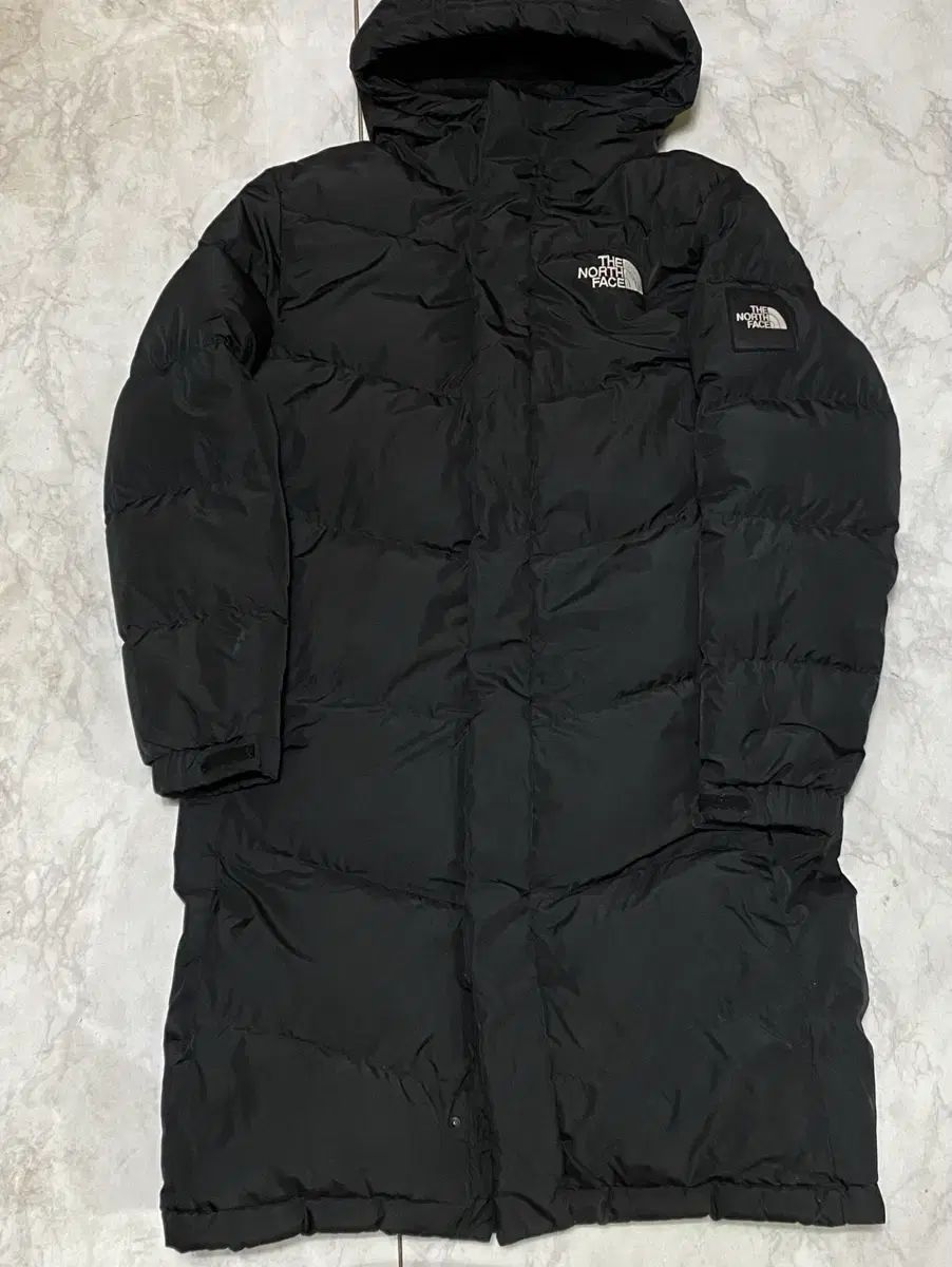 THE NORTH FACE ザノースフェイス ロング丈ダウンジャケット ブラック サイズ 100 105