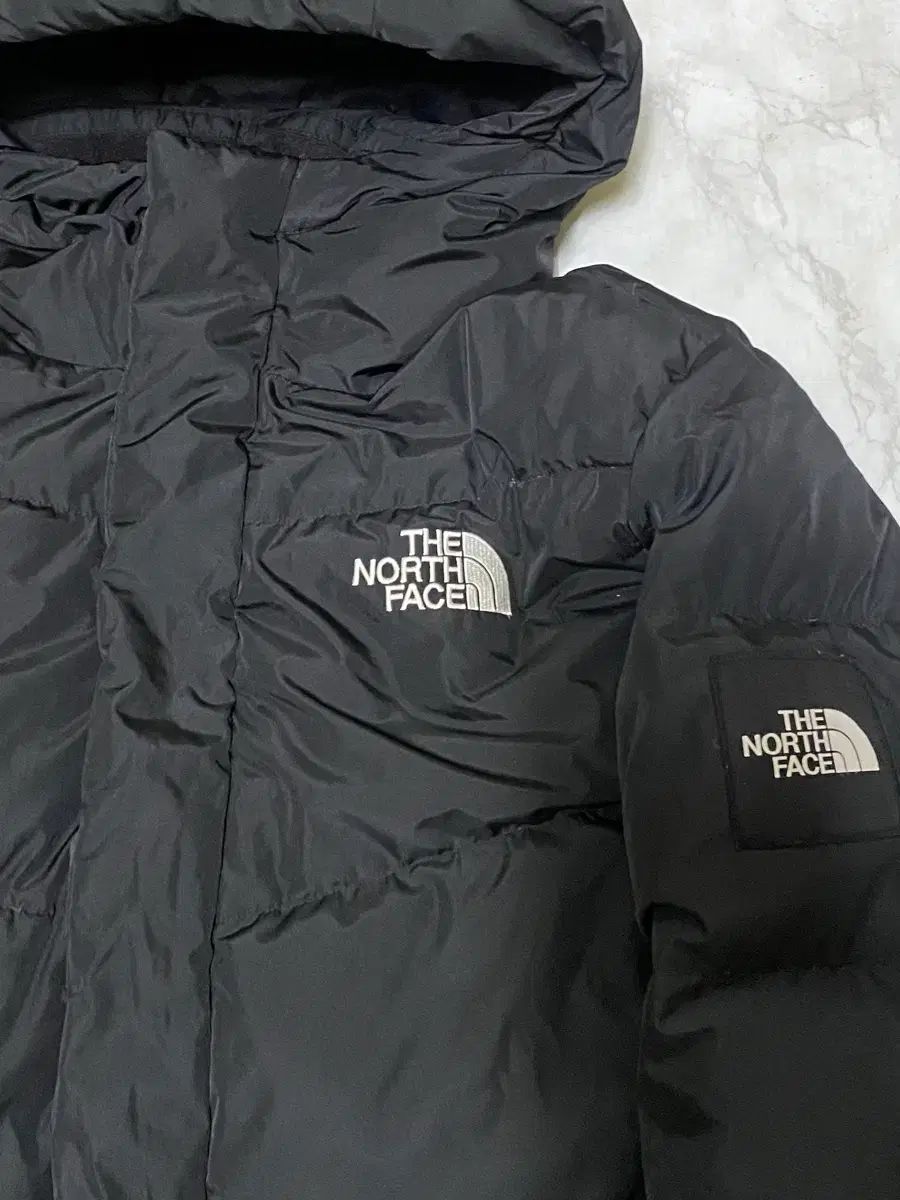 THE NORTH FACE ザノースフェイス ロング丈ダウンジャケット ブラック サイズ 100 105