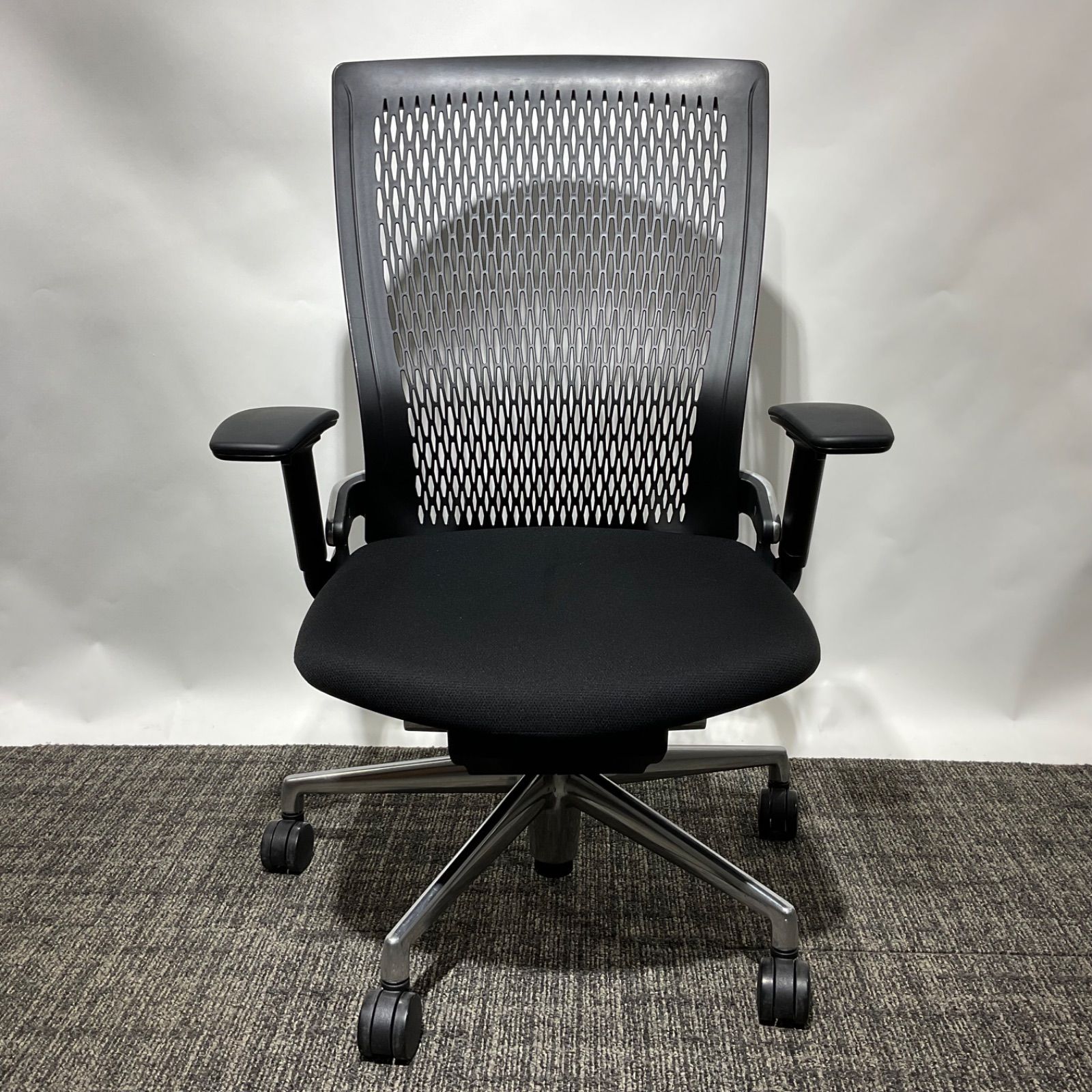  UCHIDA 内田洋行 Pulse パルス 動作良好!! 清掃済み!! エルゴノミクス オフィスチェア ワークチェア 椅子 チェア