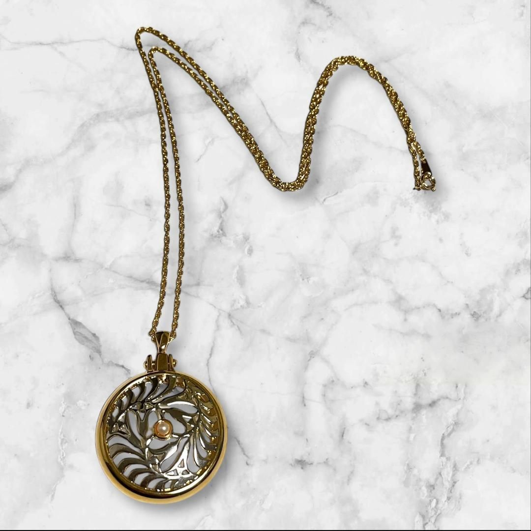 MIKIMOTO ルーペ ペンダント 真珠 ゴールド 箱付き - メルカリ