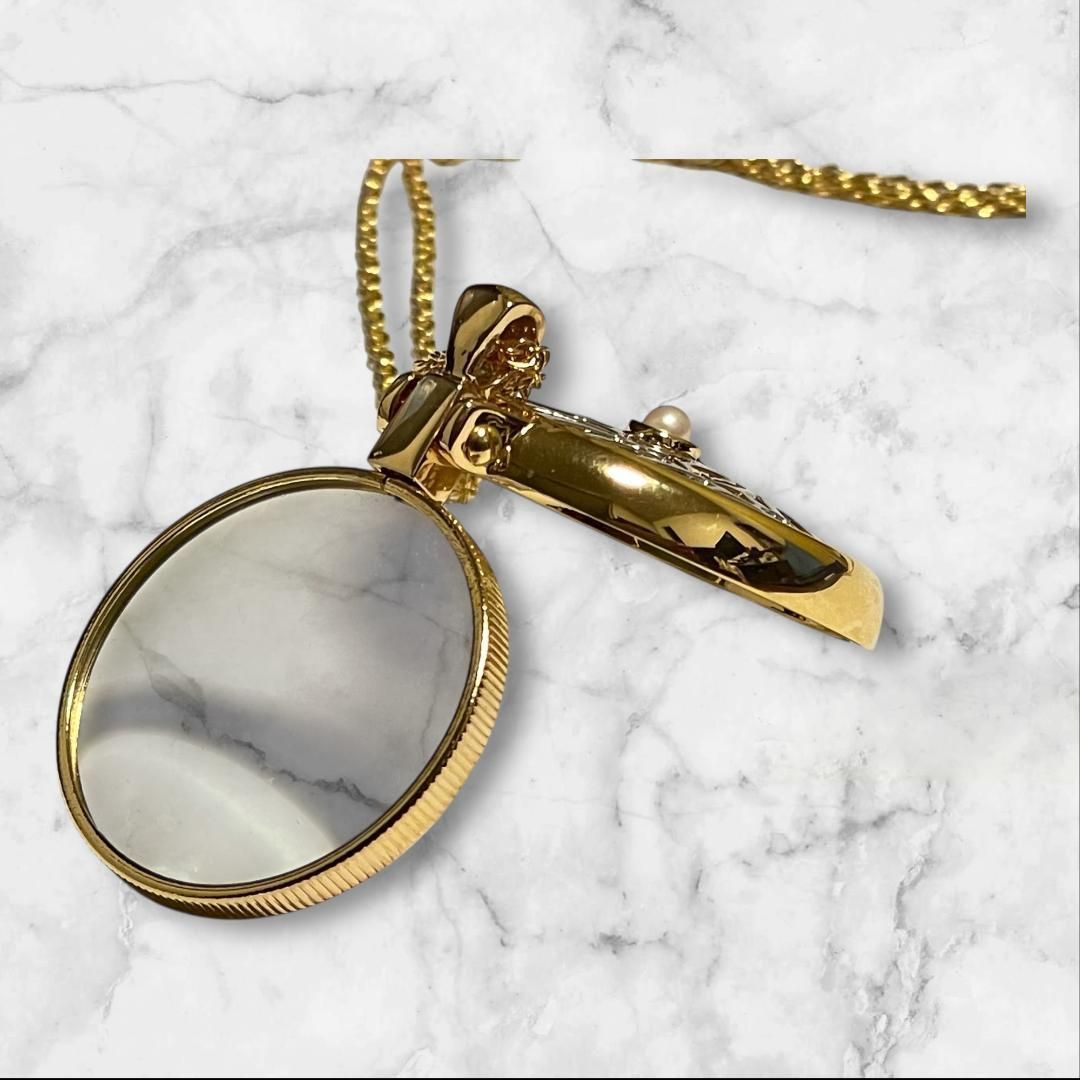 MIKIMOTO ルーペ ペンダント 真珠 ゴールド 箱付き - メルカリ