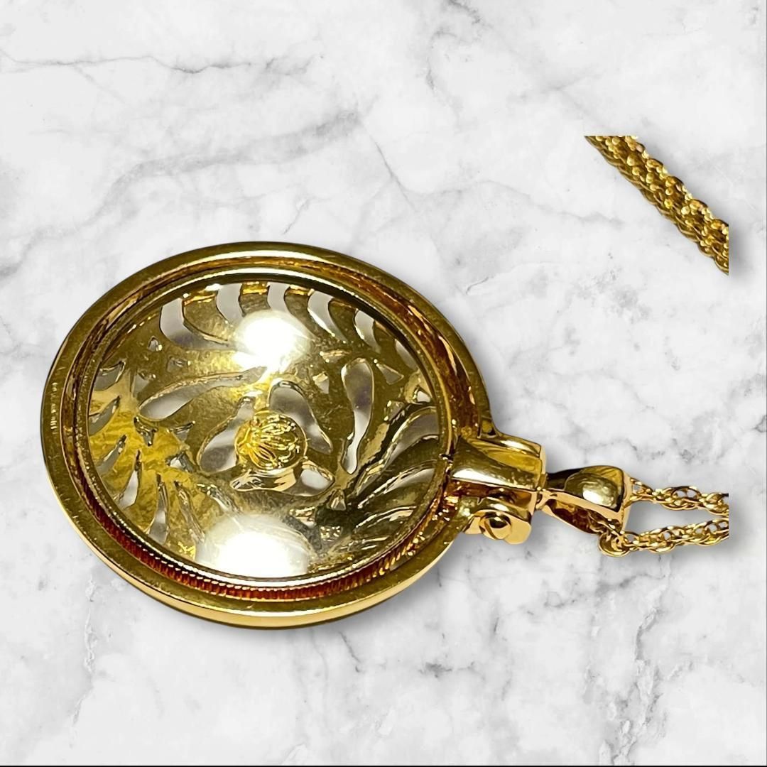 MIKIMOTO ルーペ ペンダント 真珠 ゴールド 箱付き - メルカリ