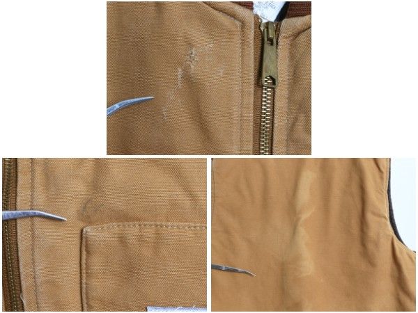 お得なクーポン配布中!】 00s USA製 カーハート 中綿 ダック ベスト