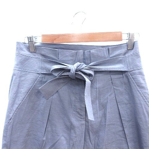 セオリーリュクス theory luxe ワイドパンツ ガウチョ 麻 リネン