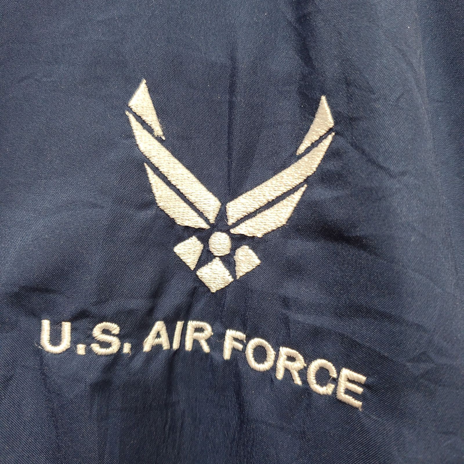 HA60☆米軍☆エアフォース☆トレーニングジャケット☆ミリタリー☆刺繍ロゴ
