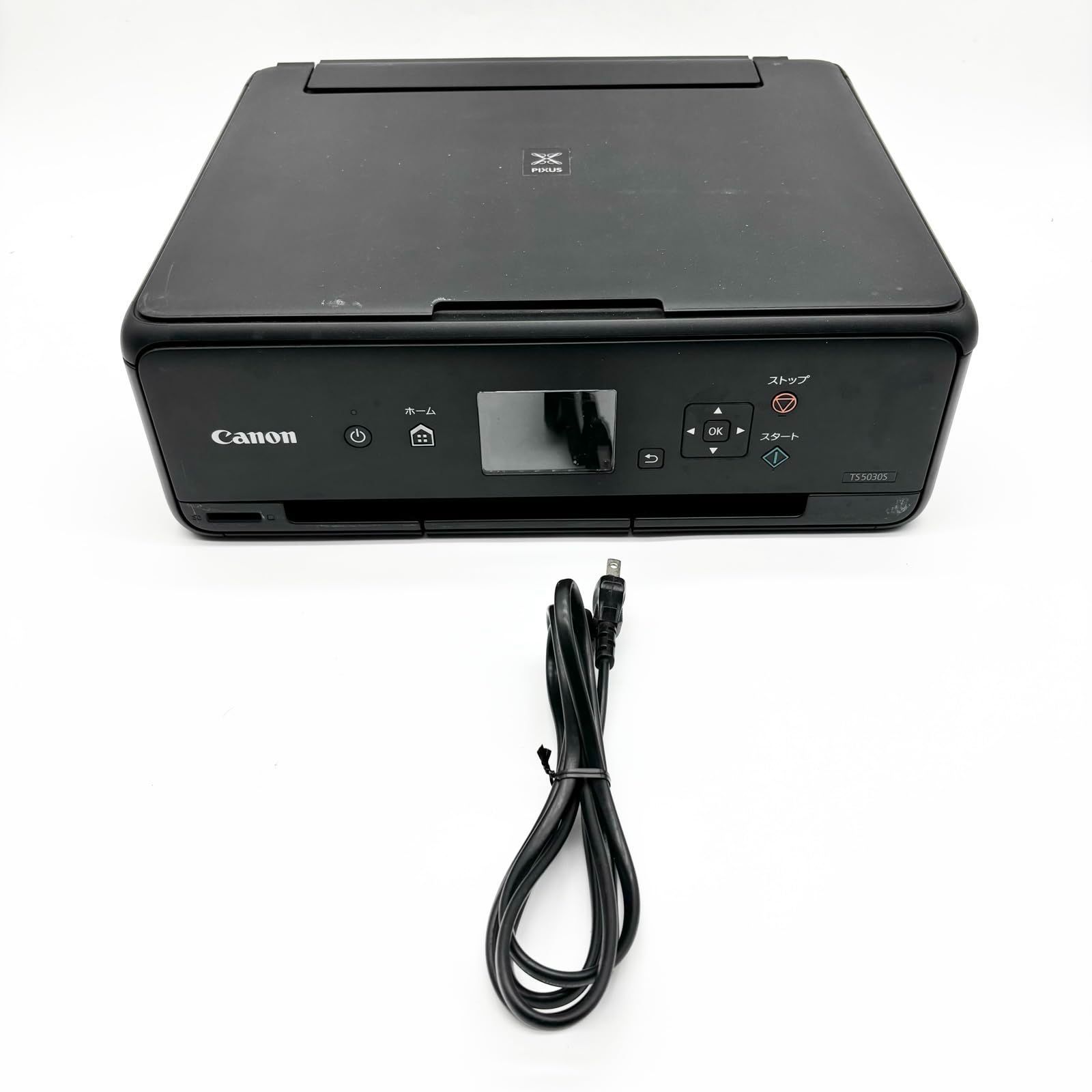 Canon プリンター A 4インクジェット複合機 PIXUS TS 5030 S ブラック 2018年モデル 1662