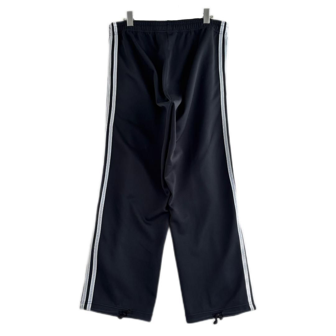 90s adidas トラックパンツ ジャージ 刺繍ロゴ ワンポイント 万国旗