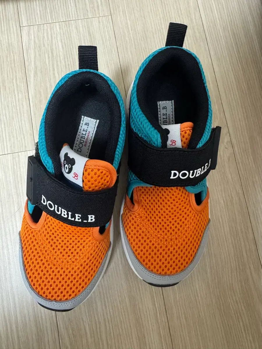 ミッキーハウス ダブルビー ユア YOOA スニーカー 170 オレンジ