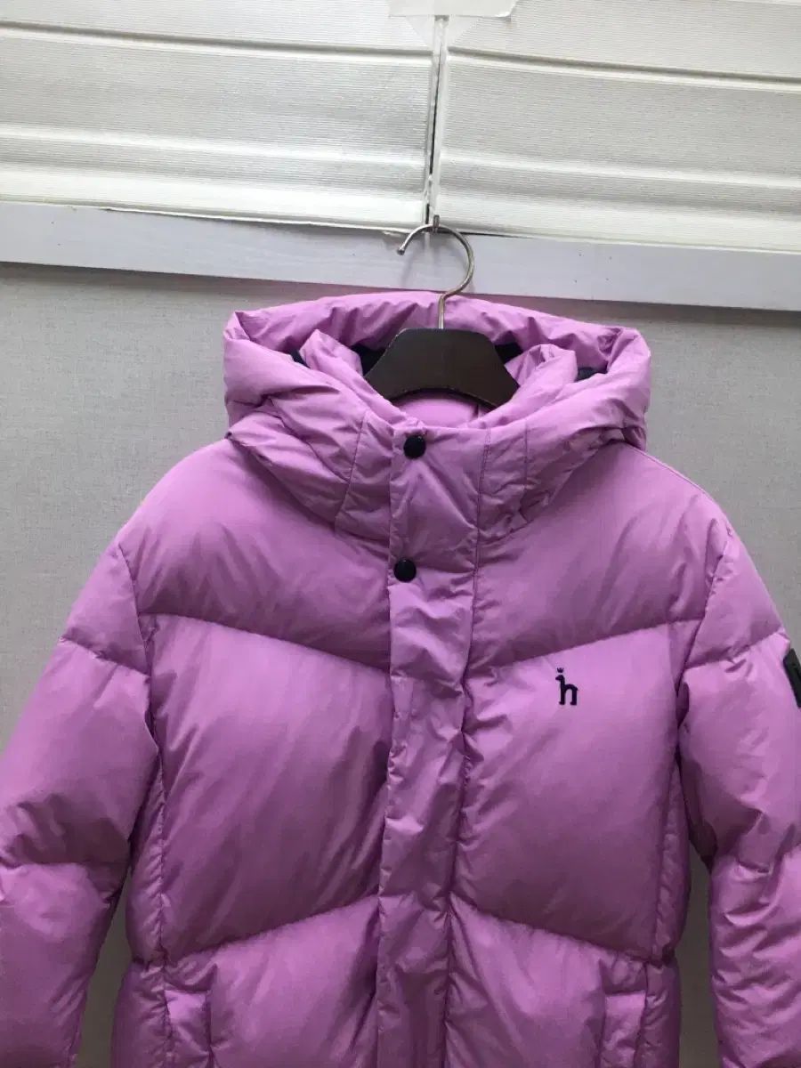 キッズ155号 HAZZYS ヘジス PURPLE パープル ダウンジャケット ロング丈 アウター 女の子