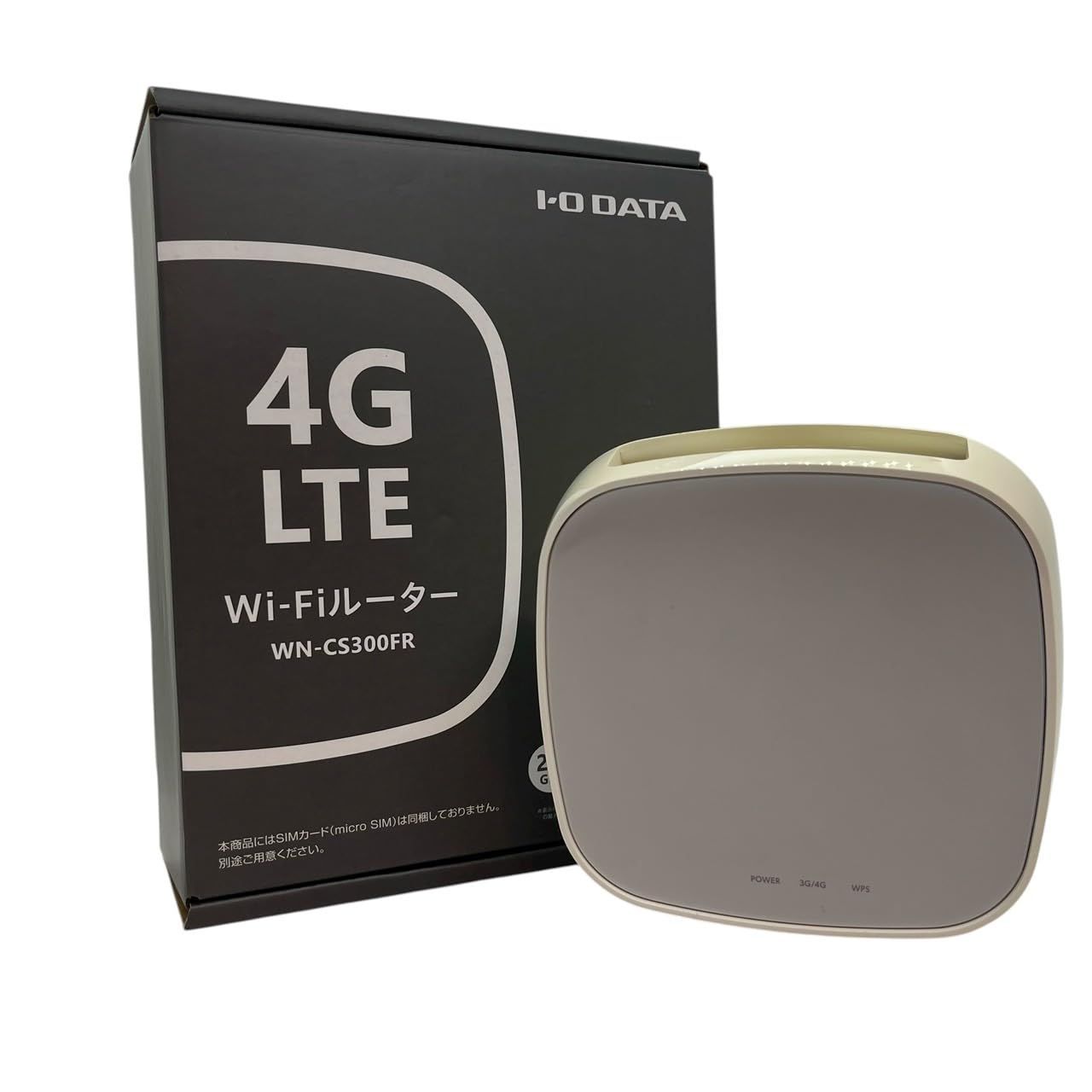 未使用 I-ODATA 4G LTE Wi-Fiルーター WN-CS300FR I-O DATA 4G LTE Wi-Fiルーター WN-CS300FR - メルカリ