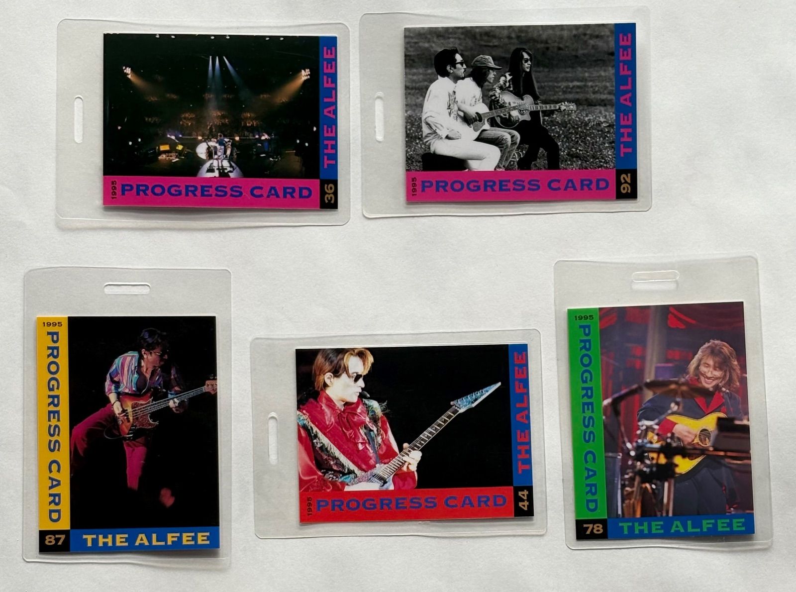 THE ALFEE グッズ PROGRESS CARD トレカ 5枚セット - メルカリ