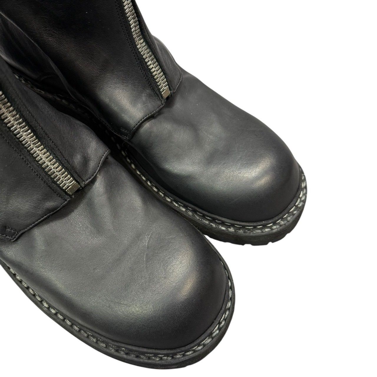 GUIDI グイディ フロントジップブーツ GR05FRV 41 ブラック 15091 