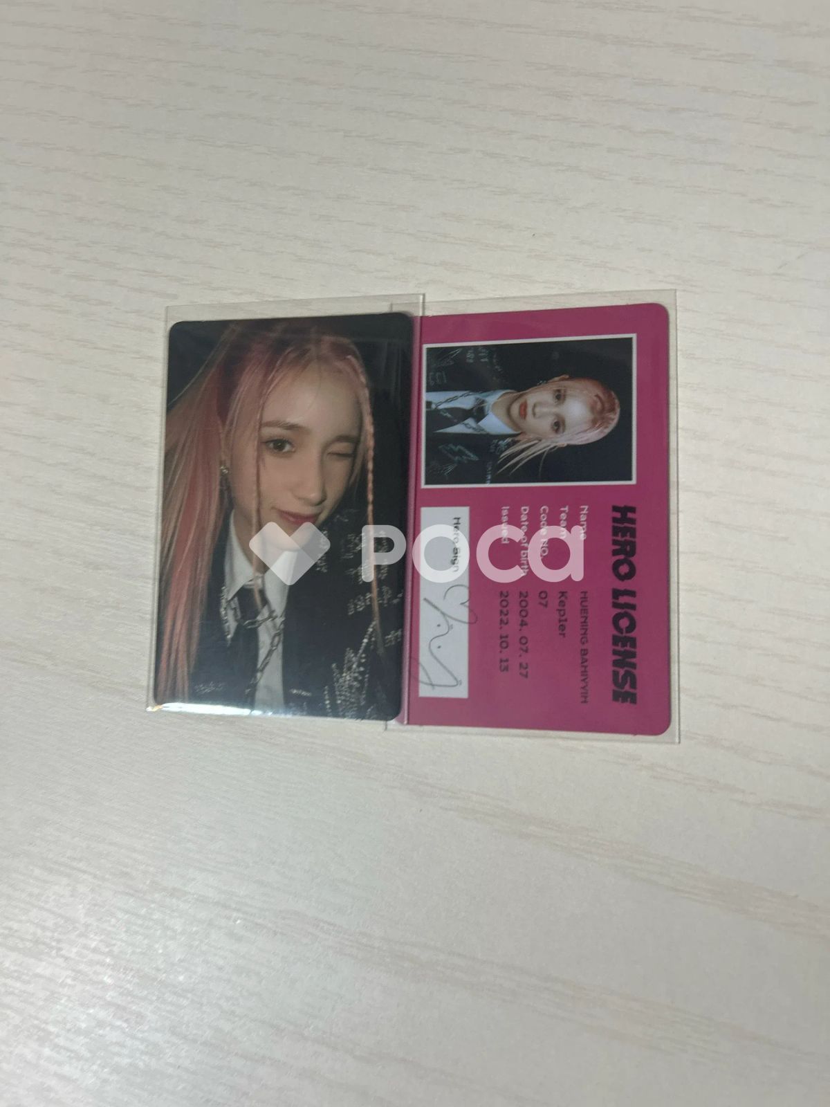 Kep1er フニン・バヒエ TROUBLESHOOTER ID CARD - メルカリ