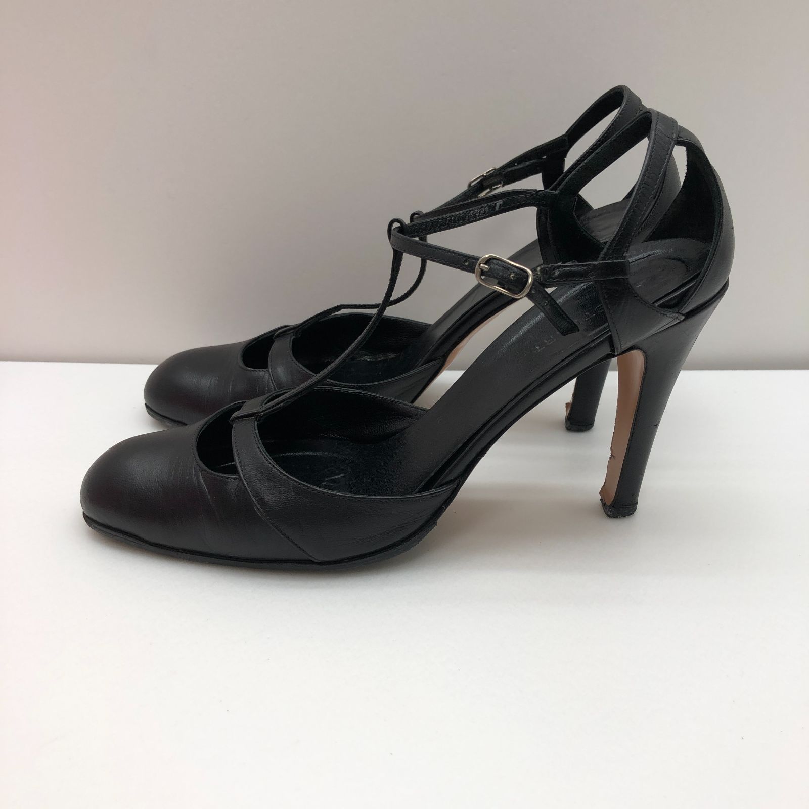 JILL STUART ジル・スチュアート パンプス ブラック サイズ24cm KSAW10