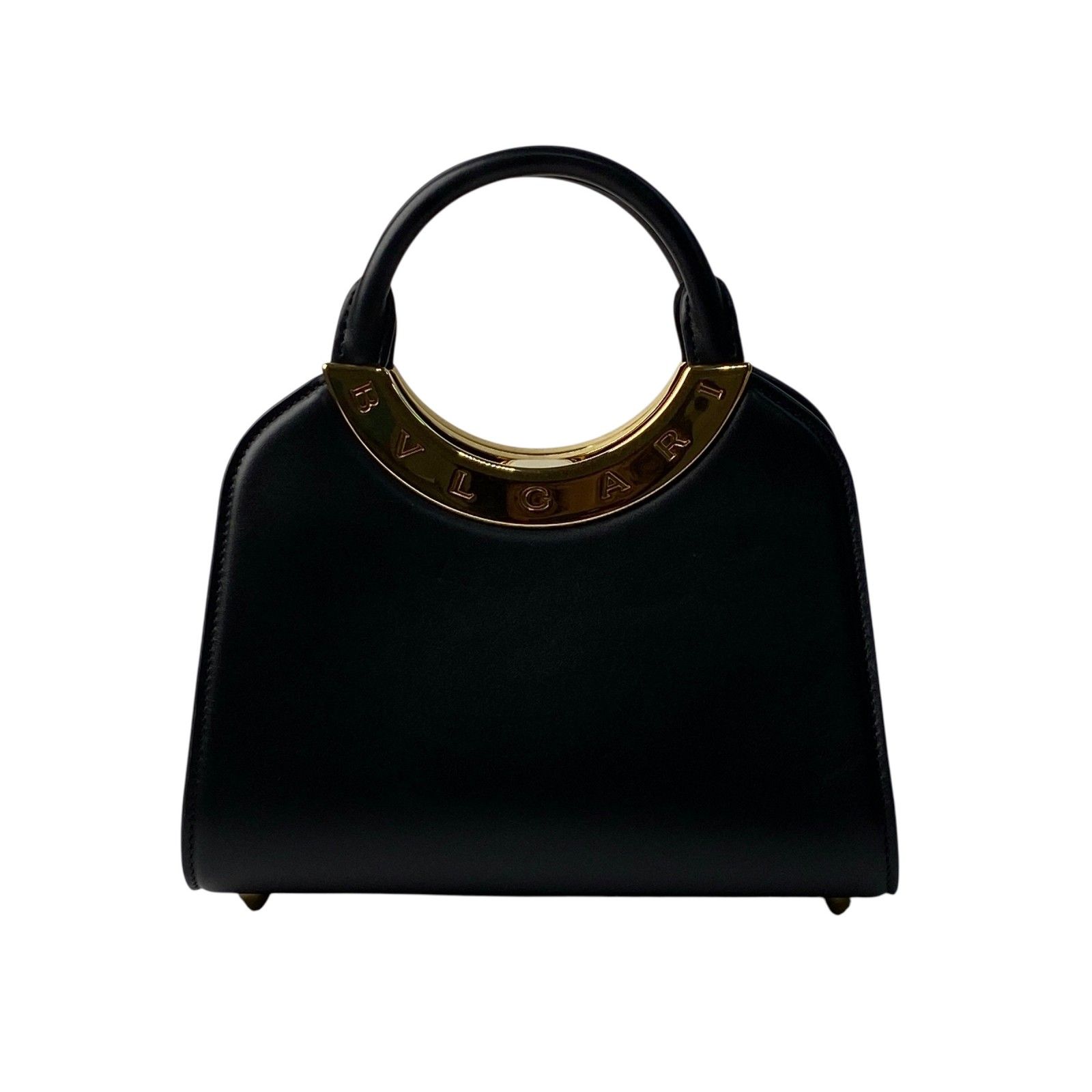美品 ブルガリ BVLGARI レディース ローマ スモール トップハンドル 