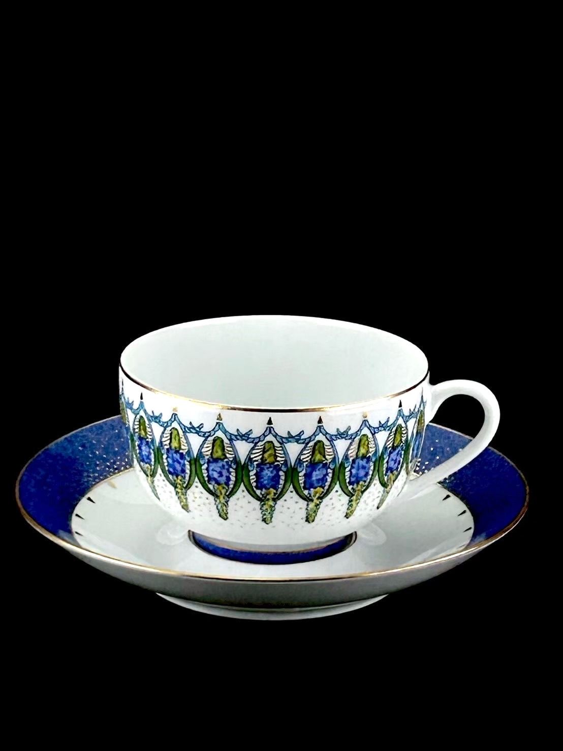 幽玄 LALIQUE ルネラリック デミタス カップ ソーサー 2客纏めて カップ ソーサー コーヒー ティーカップ キッチン 食器