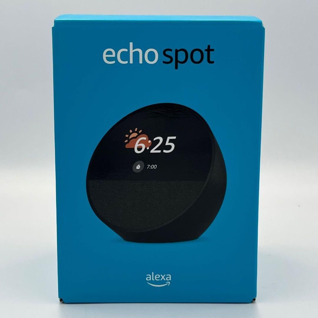 新品未開封】Amazon Echo Spot エコースポット ブラック - メルカリ